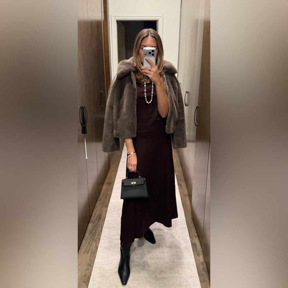 J.Crew Fur Jacket
